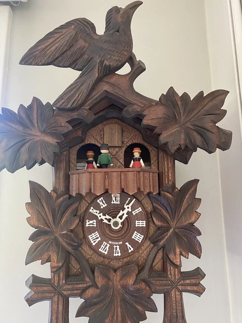Cuckoo Clock Dancers Vintage German Swiss Musical Movement Edelweiss Lara’s Them
