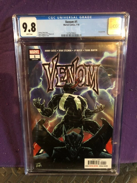 Venom #1 Cgc Nm/Mt(9.8) W/Pgs *Donny Cates Story* Venom 166 July 2018 Marvel