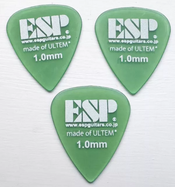 ESP Ultem Teardrop 1.0mm PT-PSU10 GR Guitar plectrum/picks