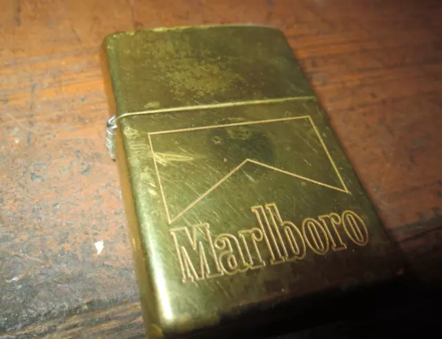 Marlboro branded Brass Zippo lighter, 1999.