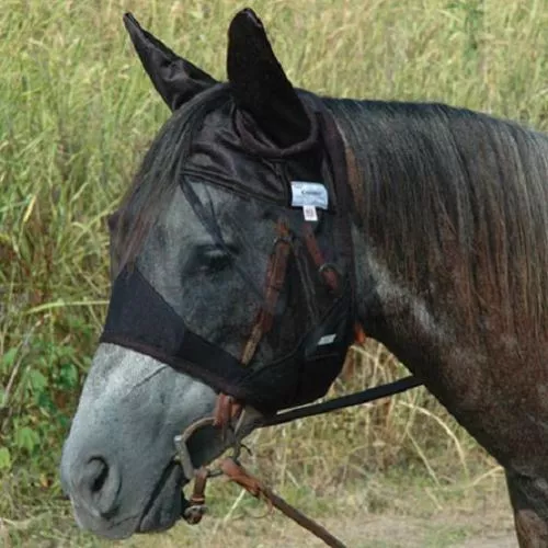 ARAB QUIET RIDE STANDARD EARS CASHEL FLY MASK CRUSADER Arabian for TRAIL Horse