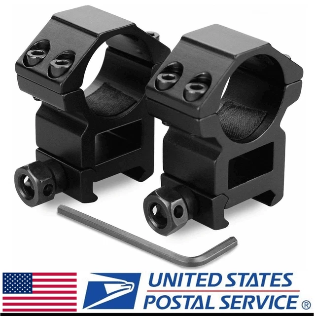 1& INCH HIGH Profile Scope Rings for Picatinny Weaver Mount Heavy Duty