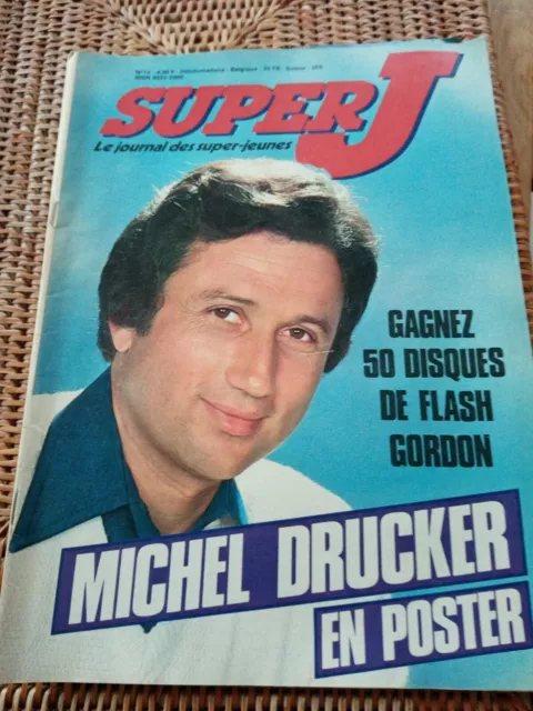 Super J-numéro 13-mars 1981-magazine vintage special Michel drucker-revue !
