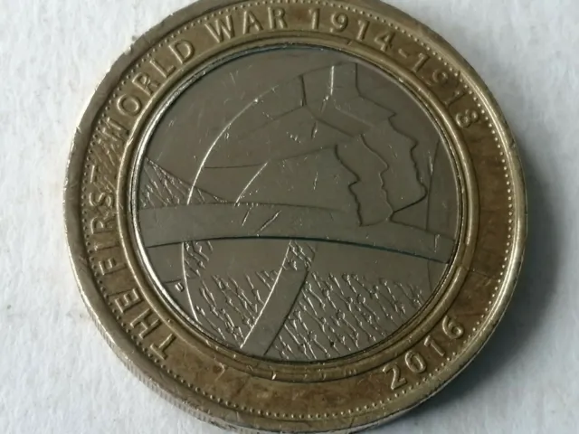 The Army - FIRST WORLD WAR 1914 -1918 - 2016 UK £2 / Circulated Two Pound Coin