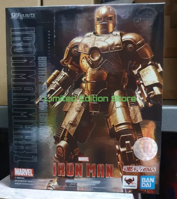 BANDAI S.H. FIGUARTS Iron Man Mark I Birth Of Iron Man Edition In Stock ...