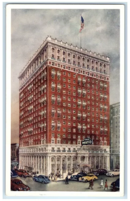 c1920 The Mayo Hotel Marine Grill Exterior Building Tulsa Oklahoma OK Postcard