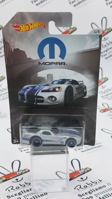 Die Cast " Dodge Viper GTS - R " 4/8 Mopar Hot Wheels Skala 1/64