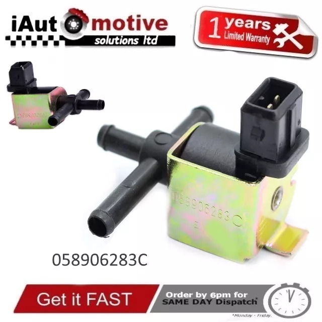 Audi Vw Seat Turbo Boost Pressure Control Solenoid N75 Valve 058906283C 1.8T