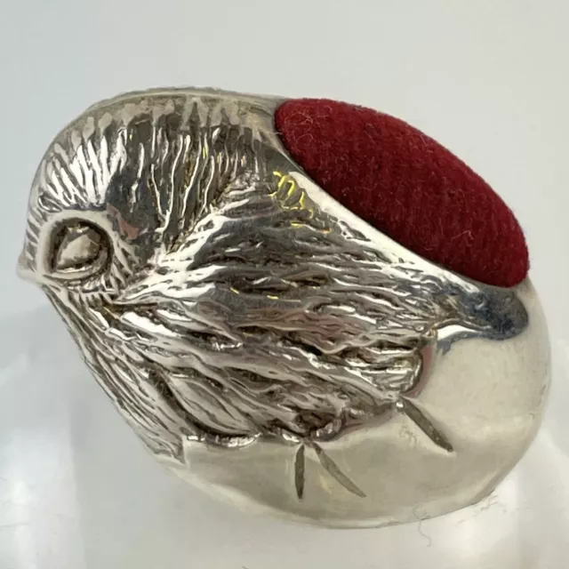 Ari D Norman Solid Sterling Silver Chick Pin Cushion Pincushion 2013 3cm 3