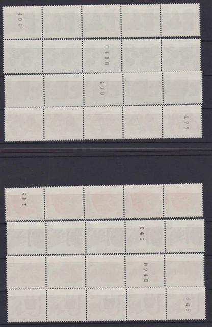 Bund Unfallverhütung ex 694-703 Luxus 5er Streifen postfrisch KatWert 92,20 ohne