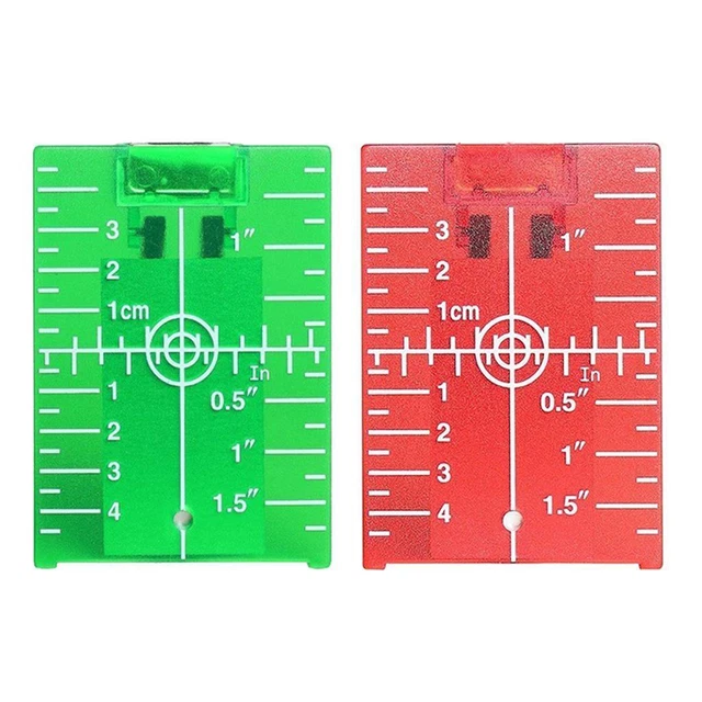 Carte cible laser au sol magnétique avec support pour application de faisceau