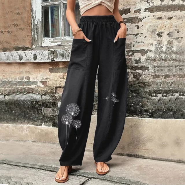 Slow Days of Summer Flare Trousers in White | Traffic People