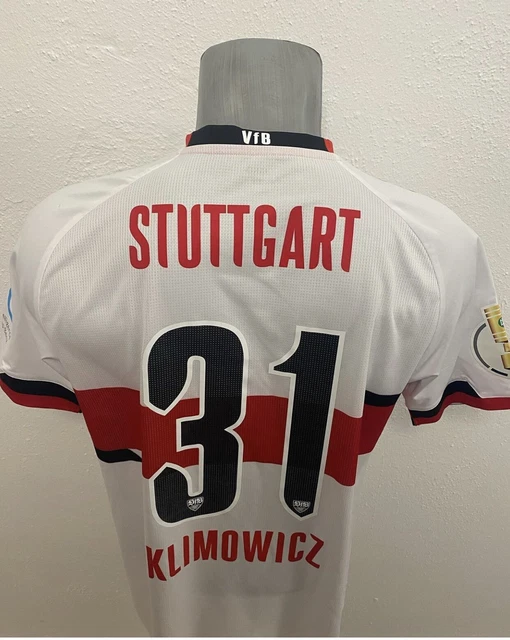 VfB Stuttgart Matchworn Klimowicz DFB Pokaltrikot Bundesliga