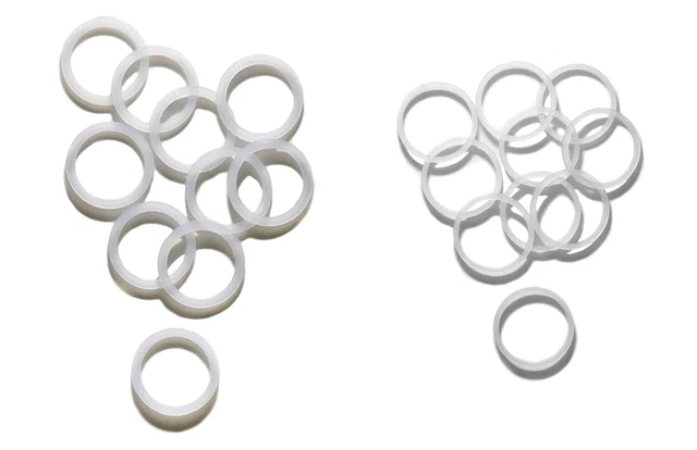 Rondelle in nylon fai da te Northern per maniglie per porte - 2 taglie confezione da 20