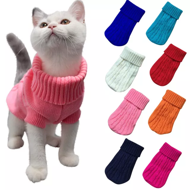 Winter Dog Clothes Puppy Pet Cat Sweater Jacket Coat For Small Dogs
