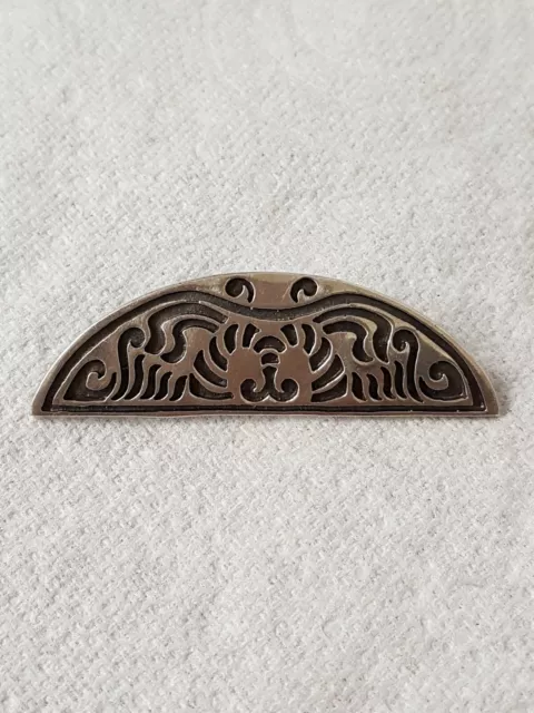 925 Silver Segment Brooch Stylised Butterfly London Import HM 1991