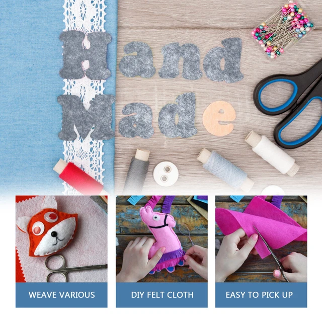 20 blätter Geschmeidig Tragbare Crafting Fühlte Für Freunde Handwerk Schmücken 11