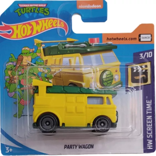 Hot Wheels Teenage Mutant Ninja Turtles Party Wagon Bus Neu Originalverpackt