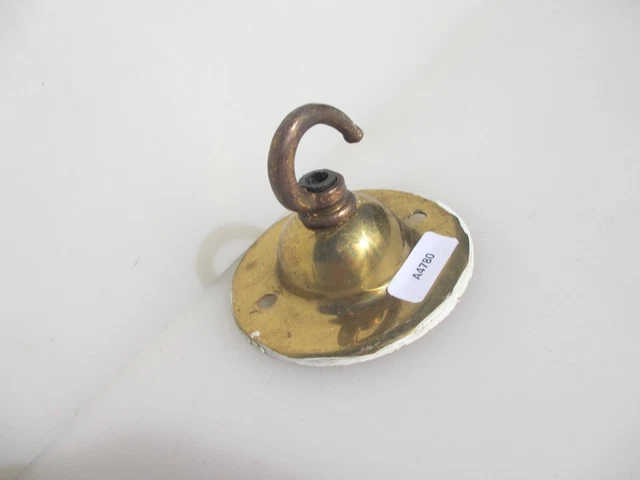 Vintage Brass Ceiling Light Holder Hook Hanger Bracket Rose Old Lantern Antique