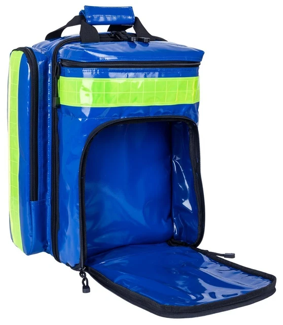 Supporter Rucksack Plane Blau mit AED Fach EM13.058  37 x 45 x 21 cm Notfall 4