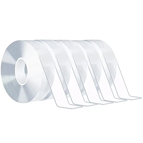 Clear Double Sided Mounting Tape - Heavy Duty 50FT - Pack of 5