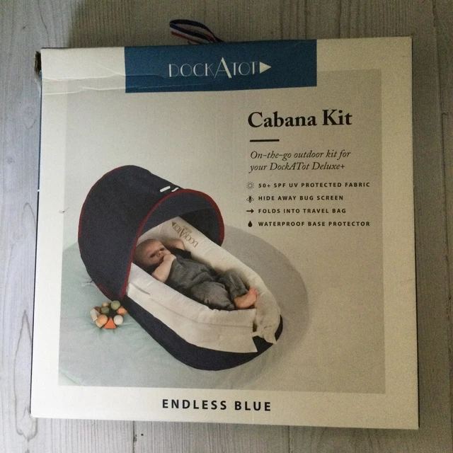 NEW On The go Outdoor DockATot Cabana Kit for Deluxe + Plus Endless Blue 50302