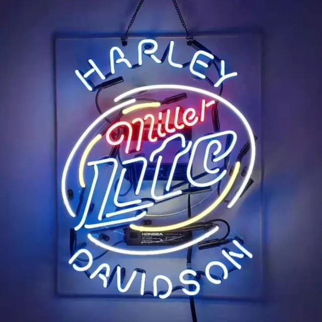 Harley Davidson Miller Lite Sign  Eco friendly