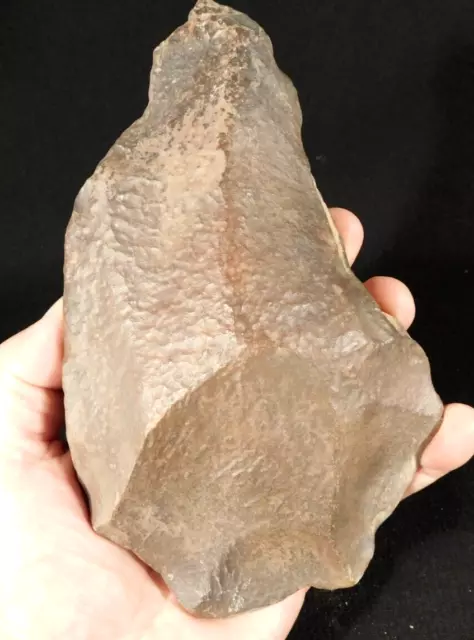 HUGE! One Million Year Old! Early Stone Age ACHEULEAN HandAxe From Mali 1000gr