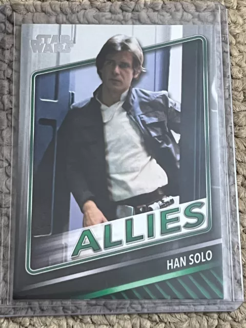 2019 Topps Star Wars Skywalker Saga Allies #A-1 Han Solo