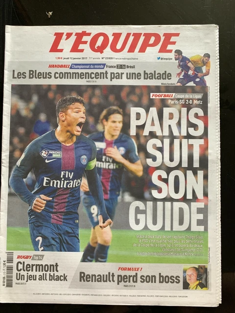 L'Équipe Du 31/03/2007 – Finale Coupe De La Ligue Lyon – Bordeaux