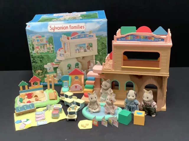 Sylvanian Families Primrose Nursery With Accessories Figures and Sandpit