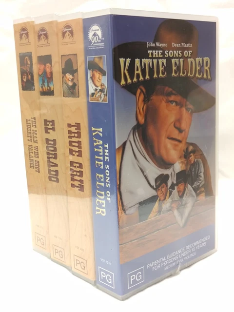 JOHN WAYNE COLLECTOR Western movie VHS set - Sealed $15.00 - PicClick AU