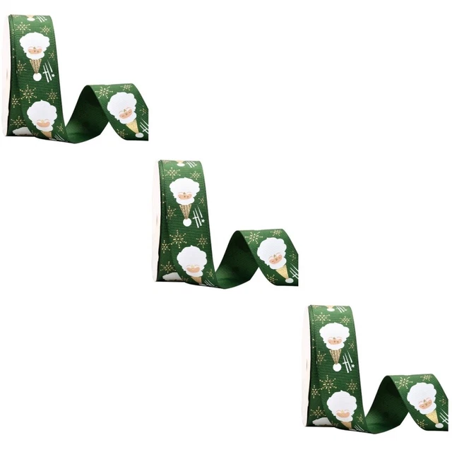 3x Urlaub Ripsband Urlaub Haar Bögen Bänder Weihnachten Party Favor