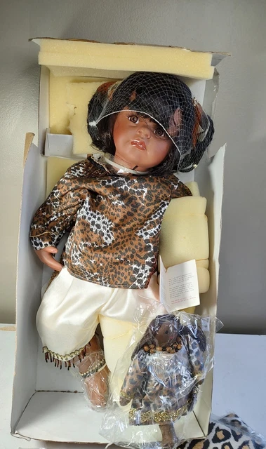 Paradise Galleries Treasury Collection Kanzi Doll By Kelly RuBert W/Accessories