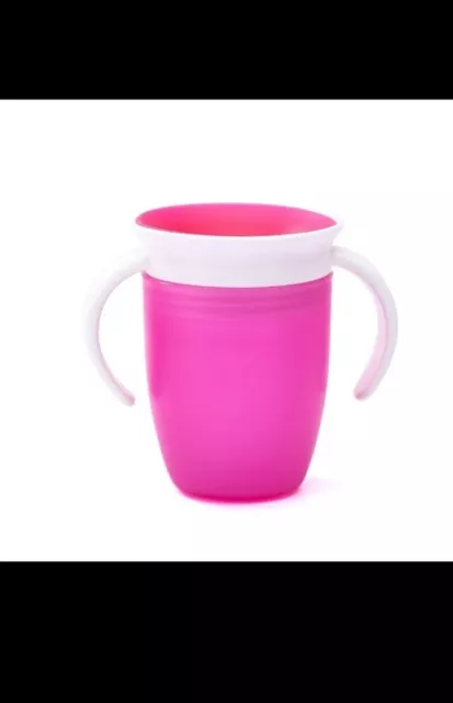 360 Degree Toddler Baby Trainer Cup 207 Ml Pink Spill Proof