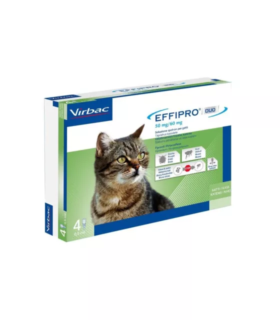 Effipro Duo Gatto Spot-On 50 Mg 4 Pipette