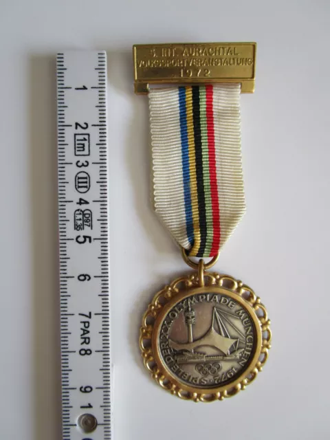 Olympia München 1972 Orden Medaille Herzogenaurach Wandern Pin Anstecker