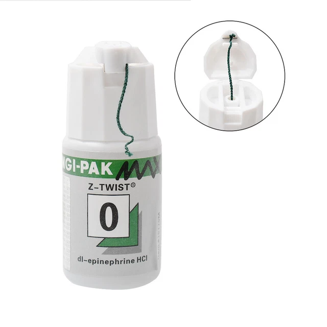 5 BOTTLES DENTAL Gingival Retraction Cord Size 0 ZTWIST Cotton