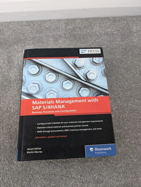 MATERIALS MANAGEMENT WITH SAP S/4HANA (2nd Edition) (SAP PRESS) £25.02 ...
