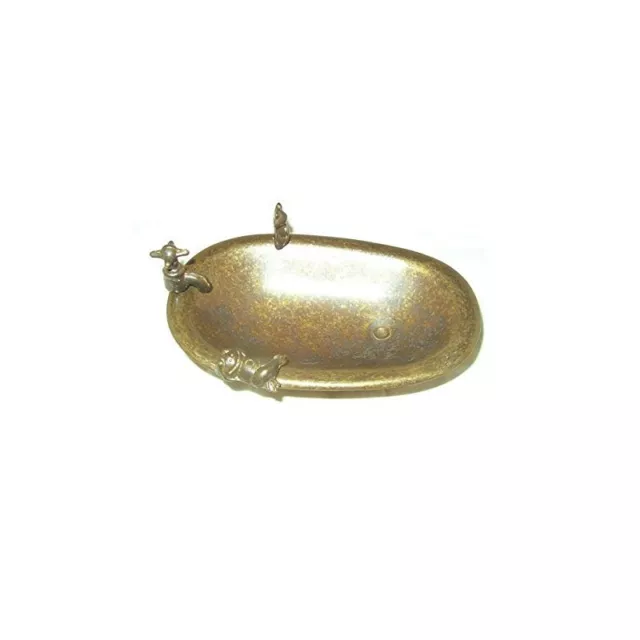 Jabonera rustica oval bronce