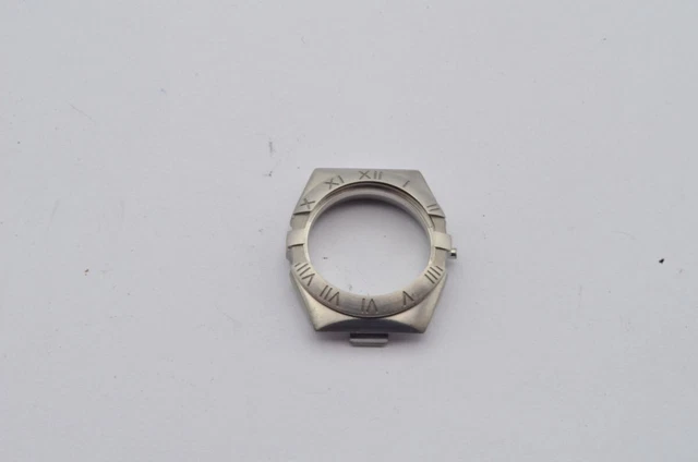 Boîtier De Montre Vintage Gruen Pour Homme - Ton Argent/vert, ID 25,73 Mm, Suisse