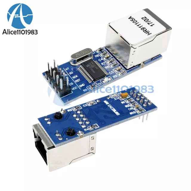 Module réseau LAN Ethernet MiNi ENC28J60 pour Arduino SPI AVR PIC LPC STM32