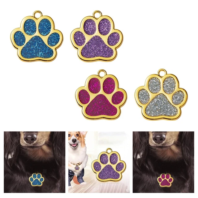 Marcas vacías de mascotas, colgante de collar, marcas de collar de gato,