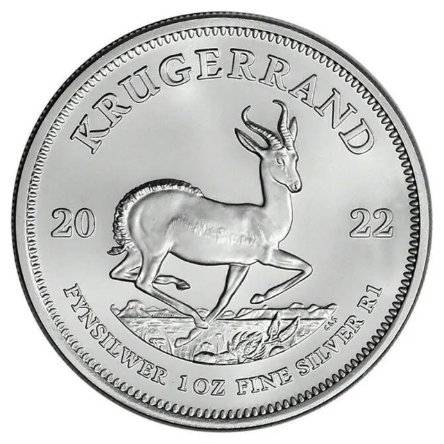 South Africa Krugerrand 1 oz .999 Silver Coin RANDOM DATE