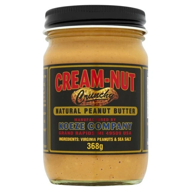 Burro di arachidi croccante crema Koeze 368 g