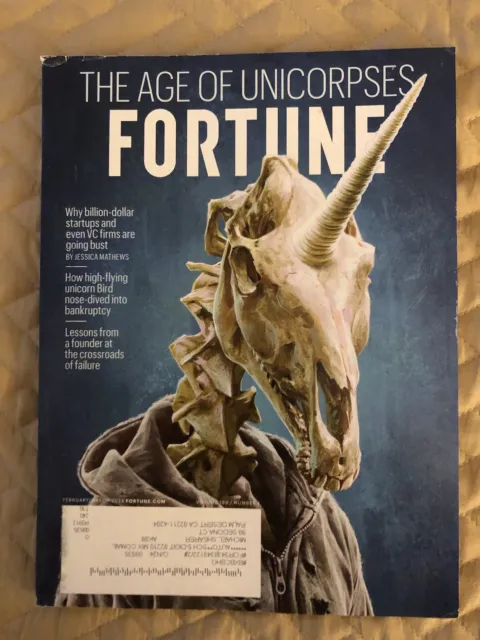 BRAND NEW Fortune Magazine February/March 2024 The Age of Unicorpses FREE SHIP