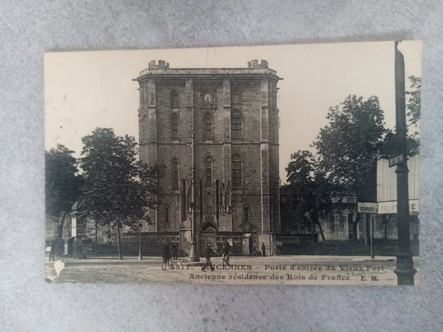 Cpa Vincennes Porte D Entrée Du Vieux Fort