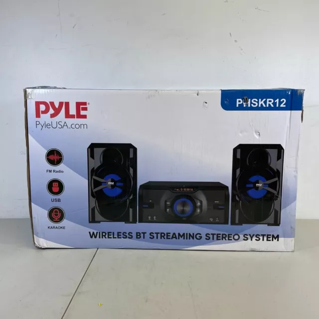 Pyle 3 Pcs. Wireless BT Streaming Stereo System -Mini System w/ Remote Control