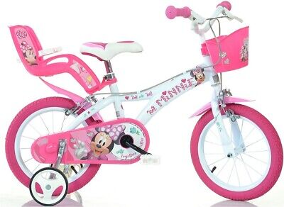 Bici Misura 16 Bimba Dino Bikes Bicicletta Bambina Disney Minnie Art.616-Nn Rosa