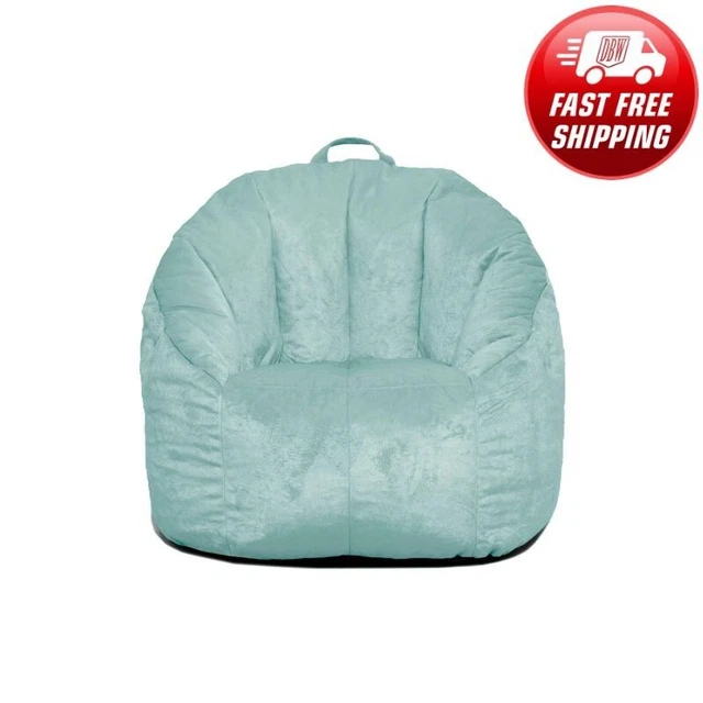 Big Joe Joey Bean Bag Chair, Plush, Kids/Teens, 2.5ft, Kids/Teens, Turquoise